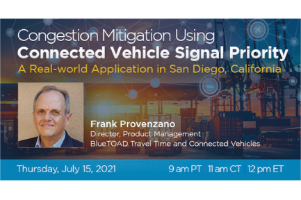 Webinar: Congestion Mitigation Using Connected Vehicle Signal Priority