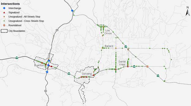 Traffic Circulation & Safety Study – Santa Ynez Valley, CA