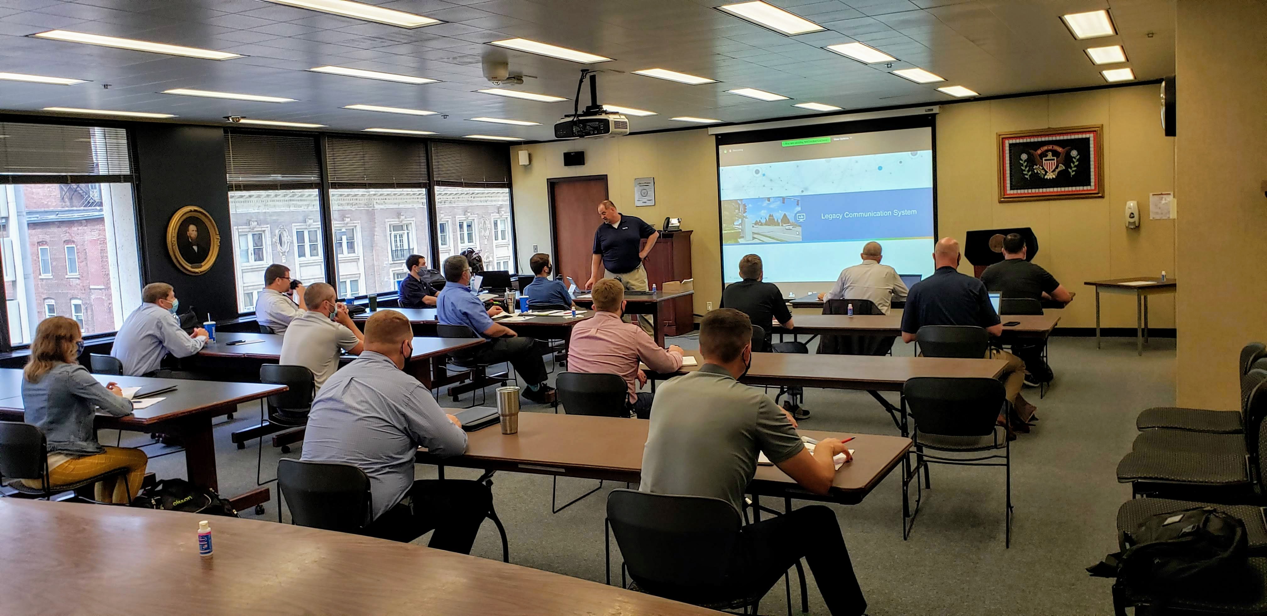 Iteris’ Steven Garbe leads a course on communications to local professionals in the City of Omaha, Nebraska. 
