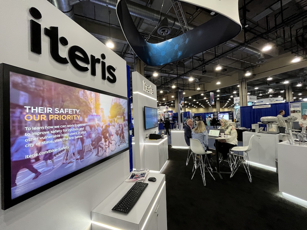 Iteris booth at ITS America 2023