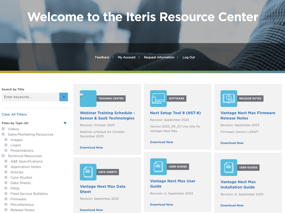 Iteris resource center