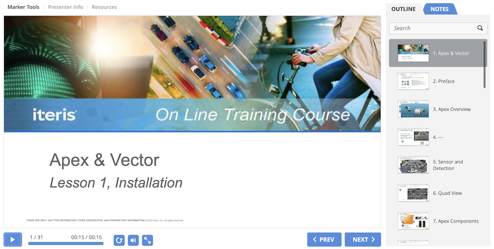 Apex-Vector training course