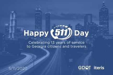 Iteris and Georgia DOT Celebrate 511 Day 2020
